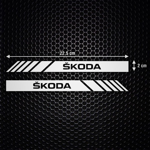 Car & Motorbike Stickers: Mirror Stickers Skoda