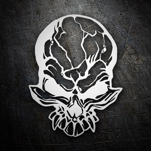 Car & Motorbike Stickers: Demon skull