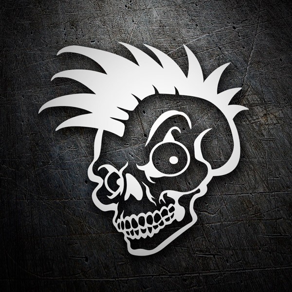 Car & Motorbike Stickers: Skull crest
