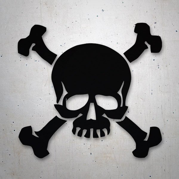Car & Motorbike Stickers: Pirate Blackbeard