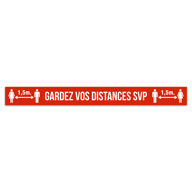 Car & Motorbike Stickers: Keep a Safe Distance 3 - French