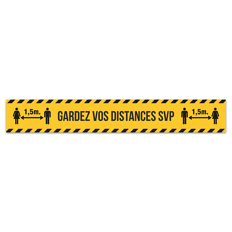 Car & Motorbike Stickers: Keep a Safe Distance 5 - French