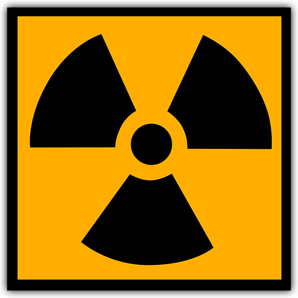 Car & Motorbike Stickers: Sign sticker Radioactivity