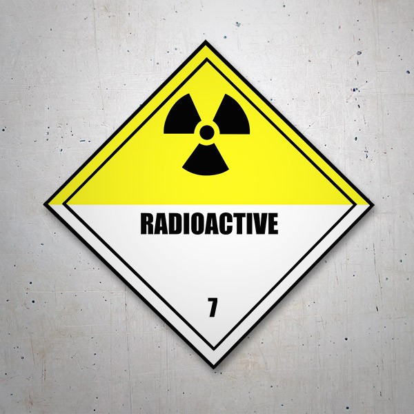 Car & Motorbike Stickers: Sign decal Radioactivity