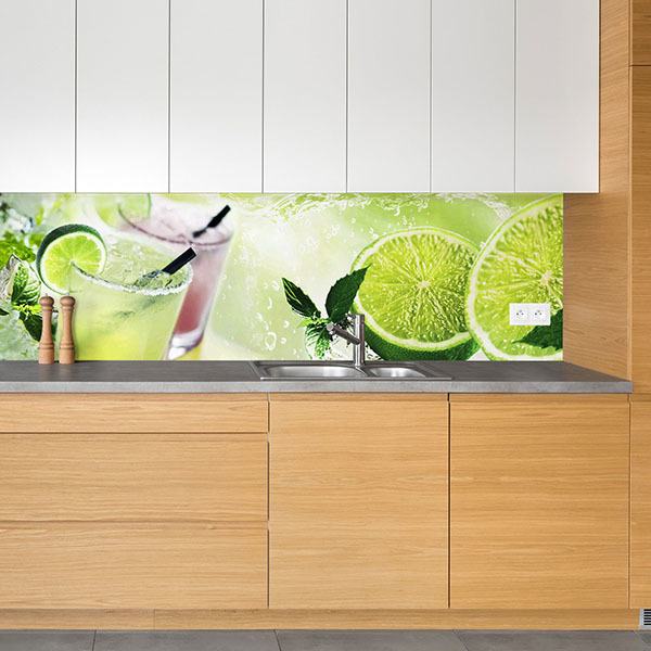 Wall Murals: Refreshing lime 0