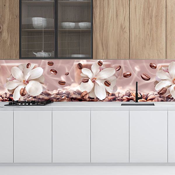 Wall Murals: Orchids and coffee 0