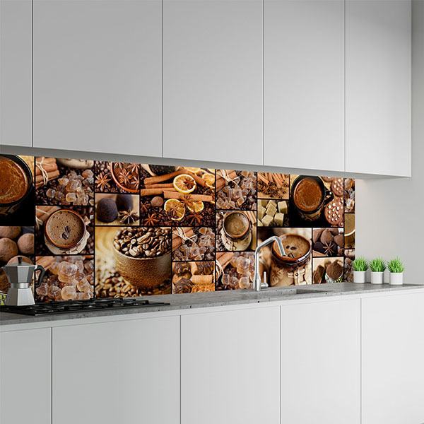 Wall Murals: Different types of coffee 0
