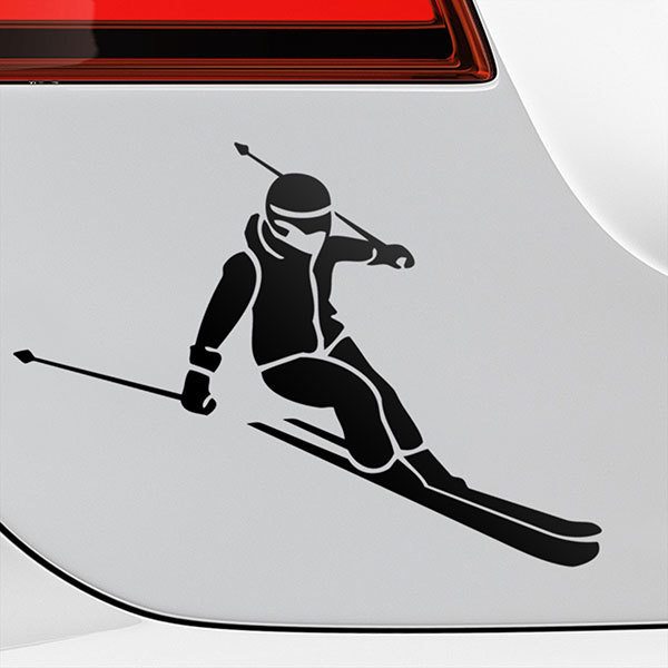Sticker Car, Van, Motorbike Ski descent