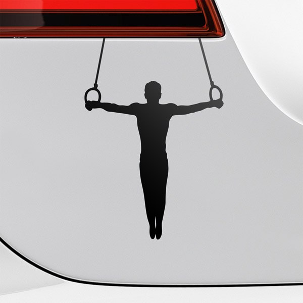 Car & Motorbike Stickers: Gymnastics Rings