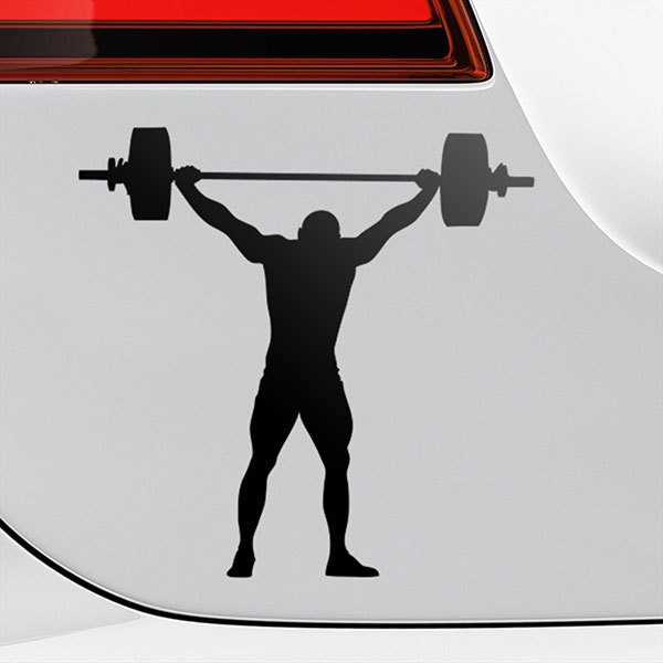 Car & Motorbike Stickers: Olympic weightlifting