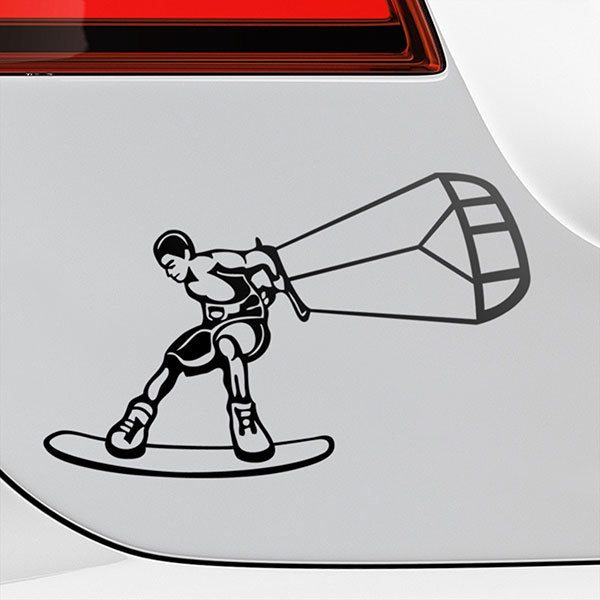 Car & Motorbike Stickers: Kitesurfing Cadiz