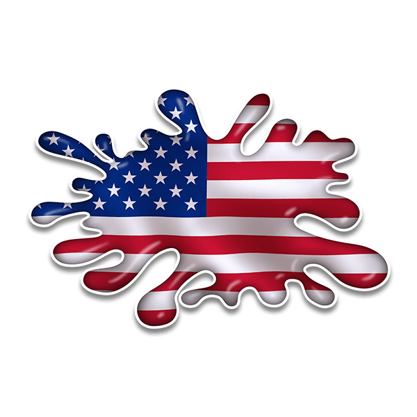 Car & Motorbike Stickers: Paint Splatter United States
