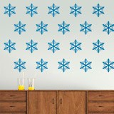 Wall Stickers: Set 12X snow flakes 2