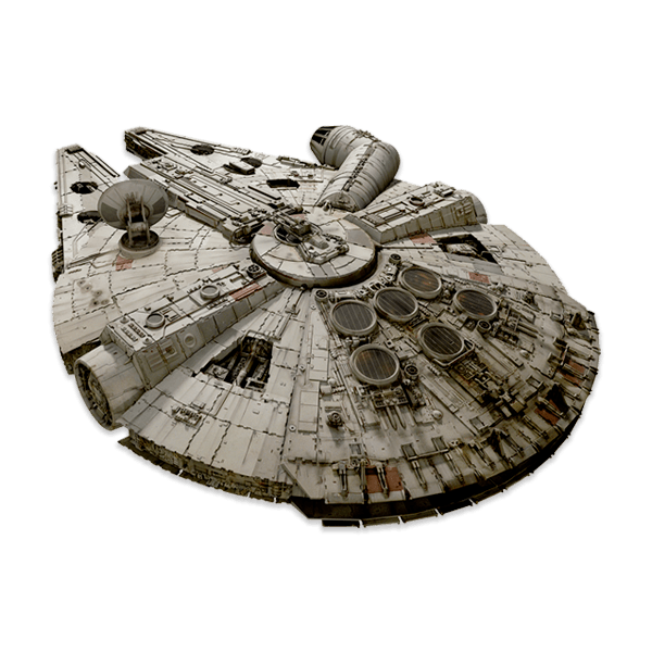 Wall Stickers: Millennium Falcon in Action