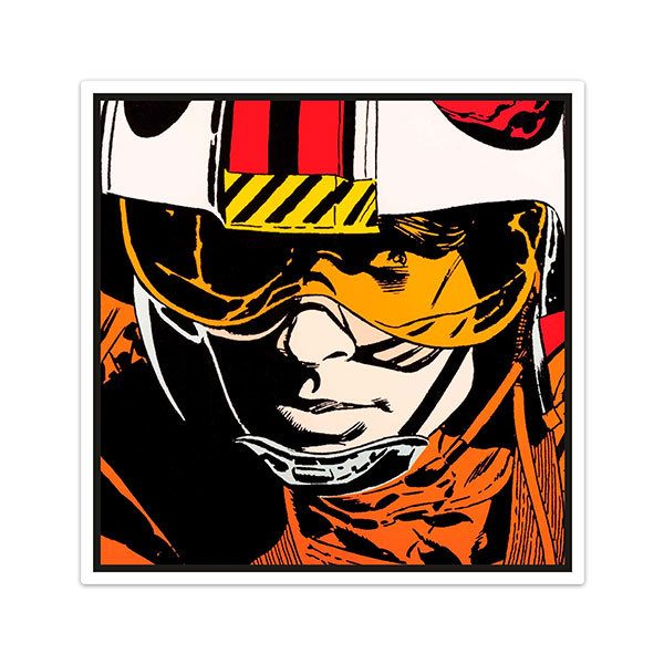 Car & Motorbike Stickers: Luke Skywalker Pilot
