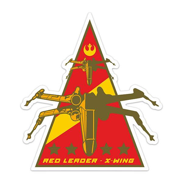 Car & Motorbike Stickers: Red Leader - X-Wing 