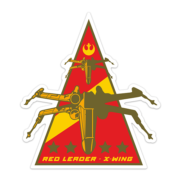 Car & Motorbike Stickers: Red Leader - X-Wing
