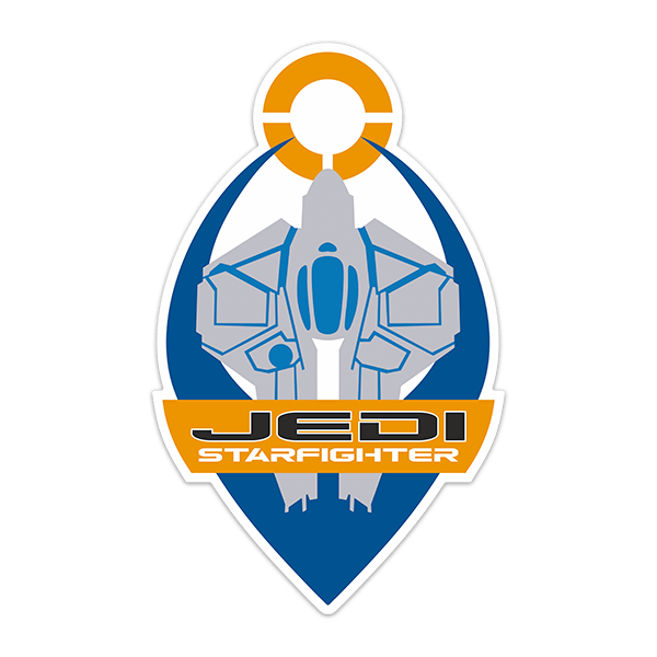 Car & Motorbike Stickers: Jedi Starfighter