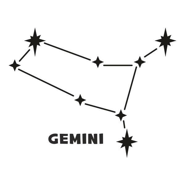Wall Stickers: Gemini Constellation