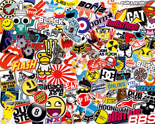 Car & Motorbike Stickers: Sticker Bomb Classic