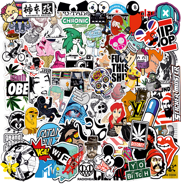 Car & Motorbike Stickers: Sticker Bomb 10