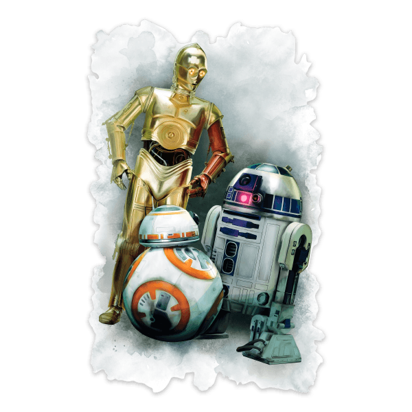 Wall Stickers: R2D2, CP30 and BB