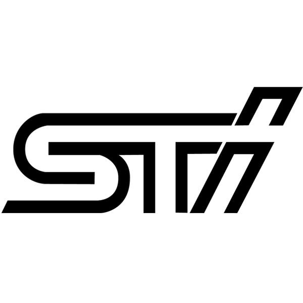 Car & Motorbike Stickers: Subaru STI