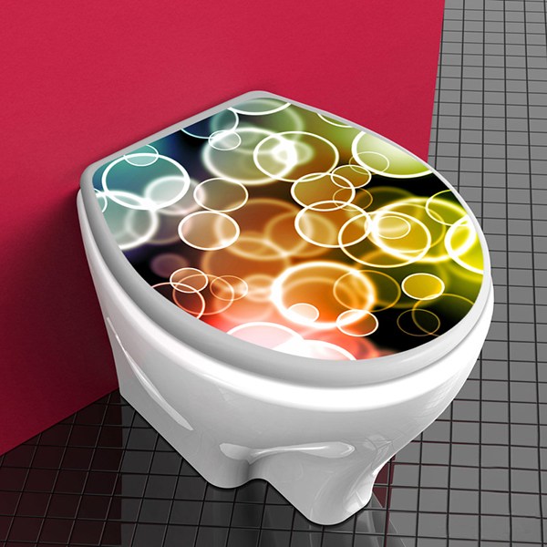 Wall Stickers: Top WC Colored circles