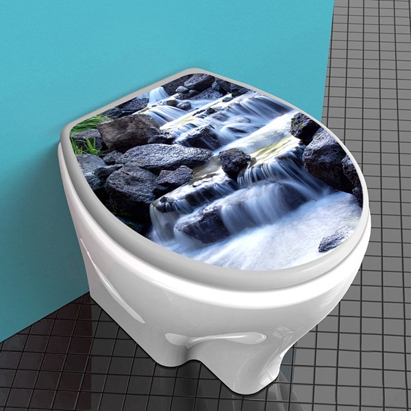Wall Stickers: Top WC waterfall