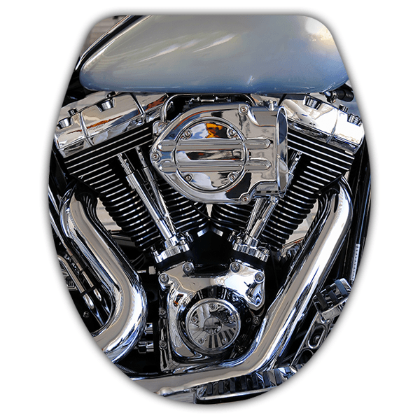 Wall Stickers: Top wc Harley engine