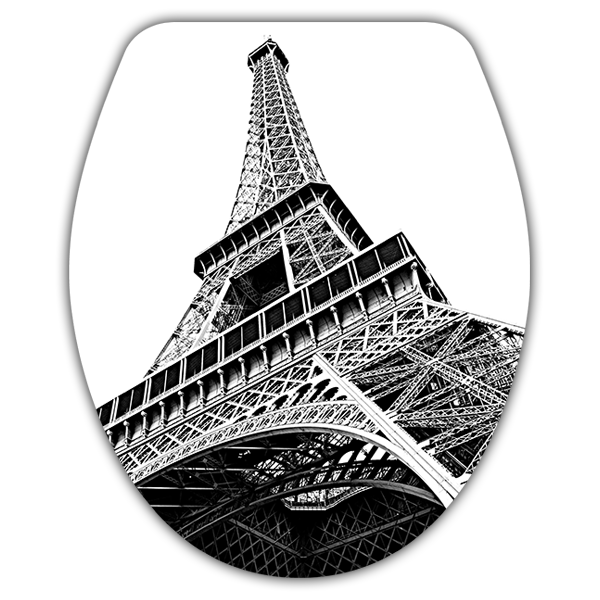 Wall Stickers: Top wc Eiffel Tower