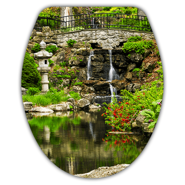 Wall Stickers: Top wc Waterfall bridge