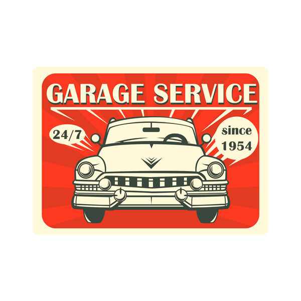 Wall Stickers: Garage Service Since 1954