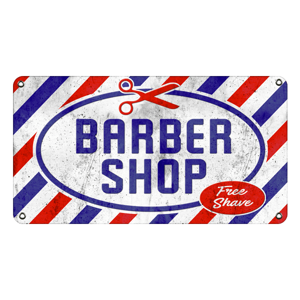 Wall Stickers: Barber Shop