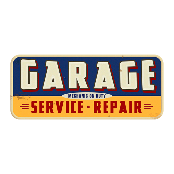 Wall Stickers: Garage Service Repair