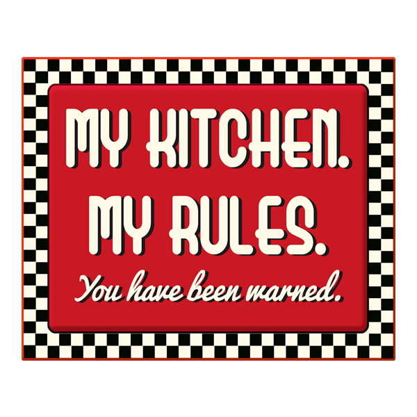 Wall Stickers: My Kitchen my Rules