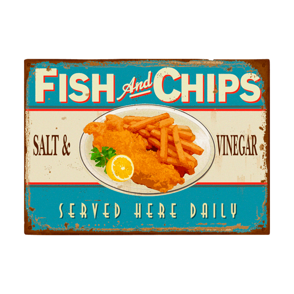 Wall Stickers: Fish and Chips