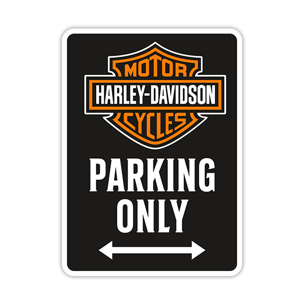 Wall Stickers: Harley Davidson Parking Only