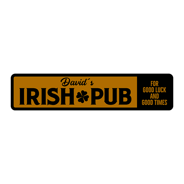 Wall Stickers: Irish Pub Good Luck and Good Times