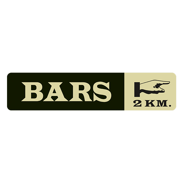 Wall Stickers: Bars 2 km