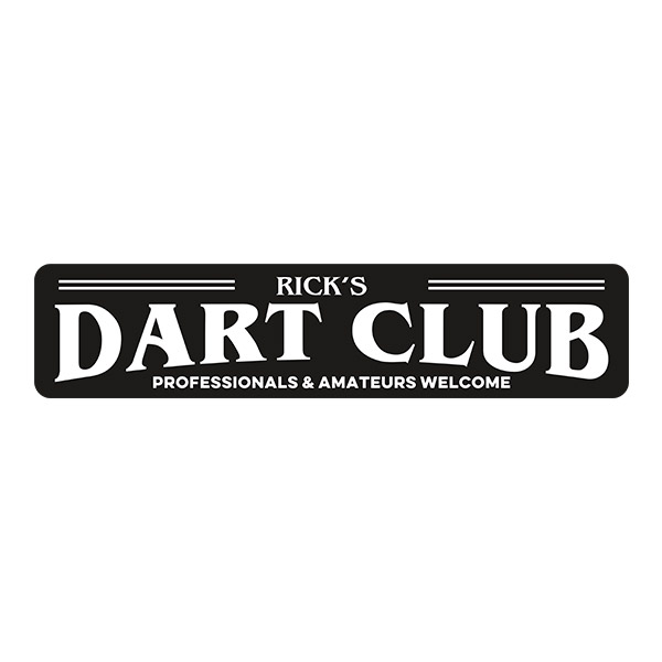 Wall Stickers: Dart Club