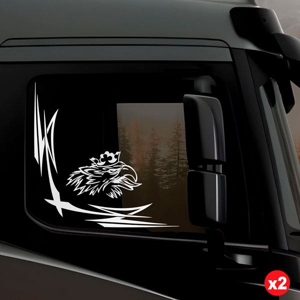 Car & Motorbike Stickers: Golden eagle for truck