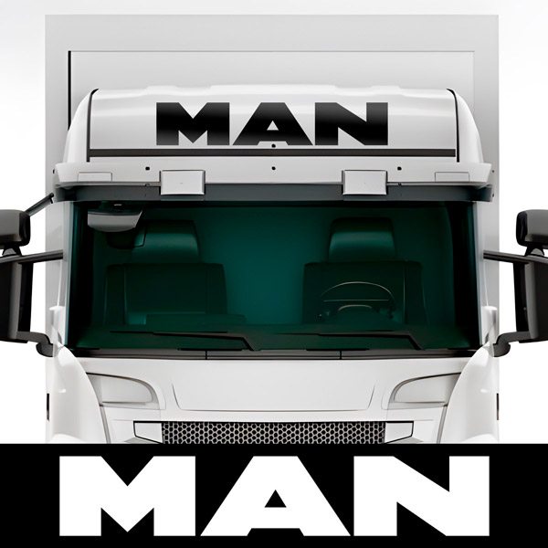 Car & Motorbike Stickers: MAN