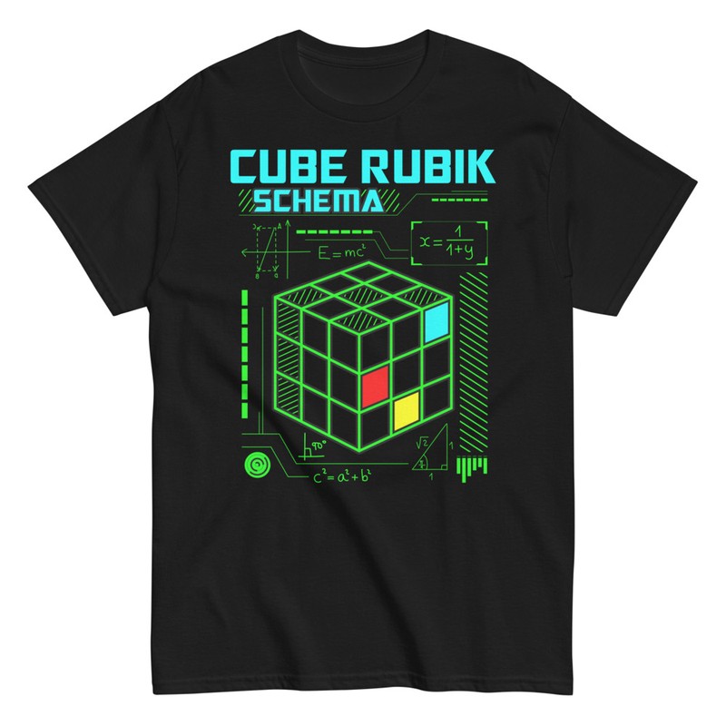 Rubik Cube Heartbeat T Shirt