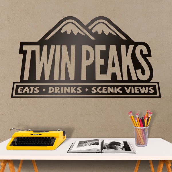 Wall Stickers: Twin Peaks Restaurant logo