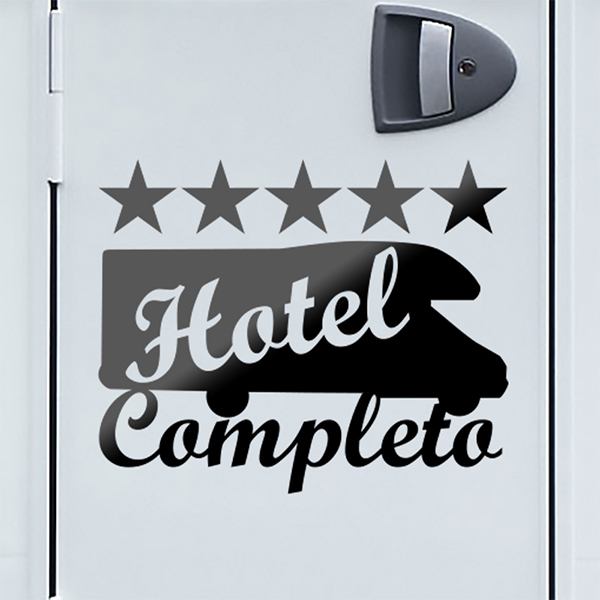 Car & Motorbike Stickers: Hotel Completo camping car