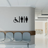 Wall Stickers: WC Mixto disabled people 4