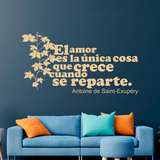 Wall Stickers: Amor Crece Exupery 4