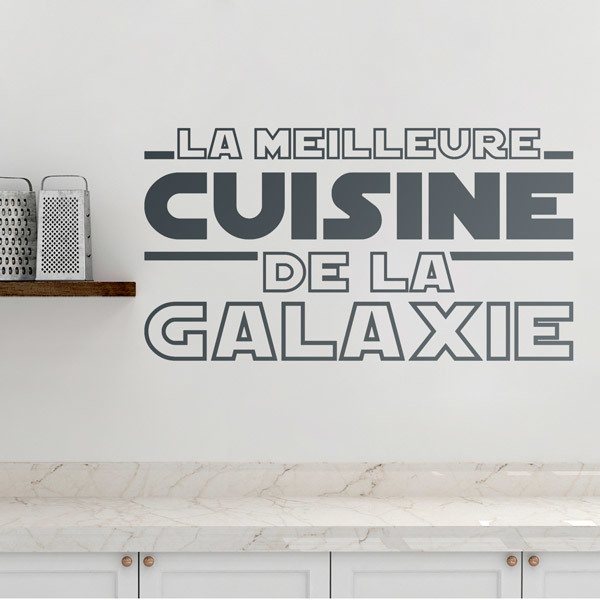 Wall Stickers: The Best Kitchen in the Galaxy in French