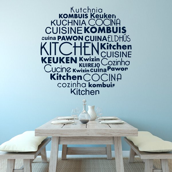 Wall Stickers: Cooking Languages